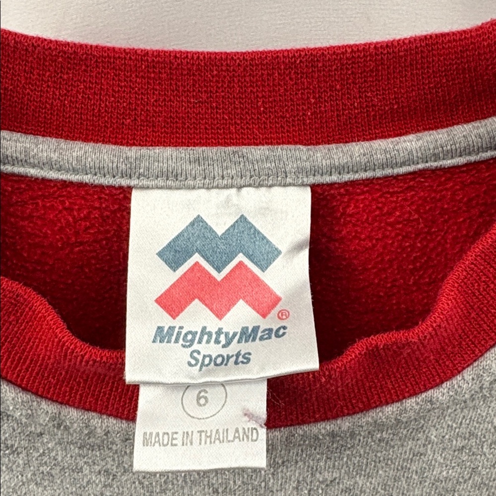 Vintage Ohio State University Buckeyes Kids Size 6 Red Gray Big Ten - Picture 4 of 6